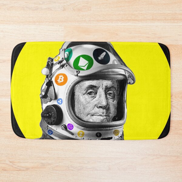 Item preview, Crypto Benjamin | Cyber Space Astronaut Miner | Yellow designed and sold by spinolator.