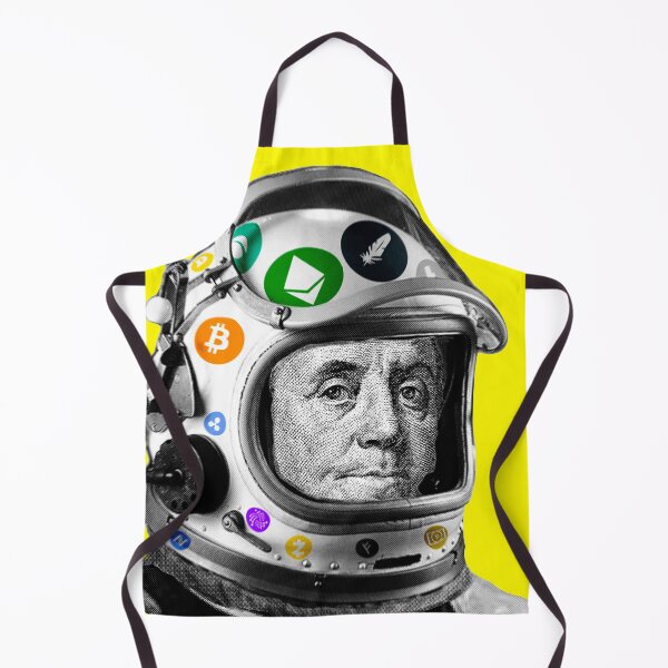 Item preview, Crypto Benjamin | Cyber Space Astronaut Miner | Yellow designed and sold by spinolator.