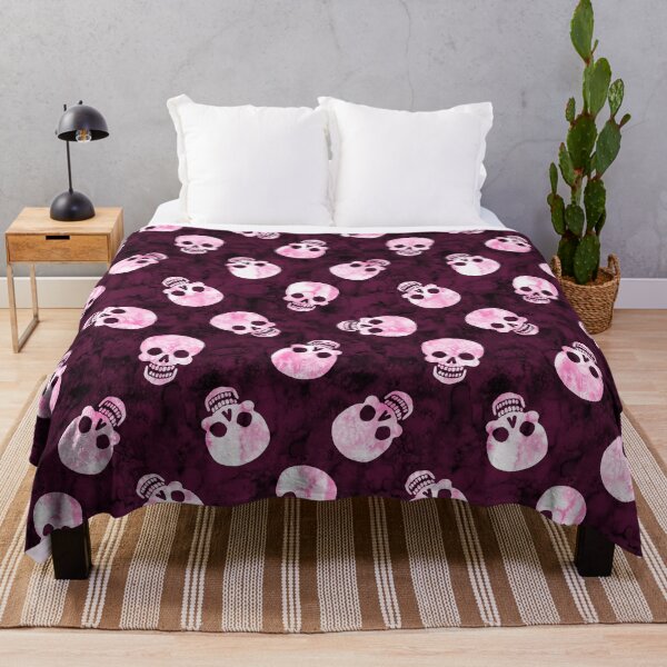 Item preview, Happy Skull Scatter Pink designed and sold by Paisley Yazel.