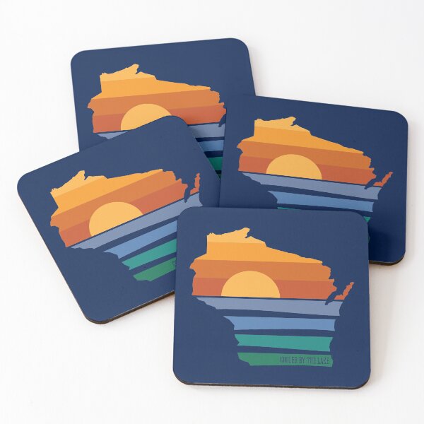 Item preview, Cooler By The Lake Sunrise Sunset designed and sold by gstrehlow2011.