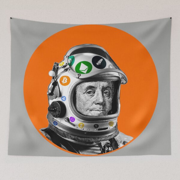 Item preview, Crypto Benjamin | Cyber Space Astronaut Miner  designed and sold by spinolator.
