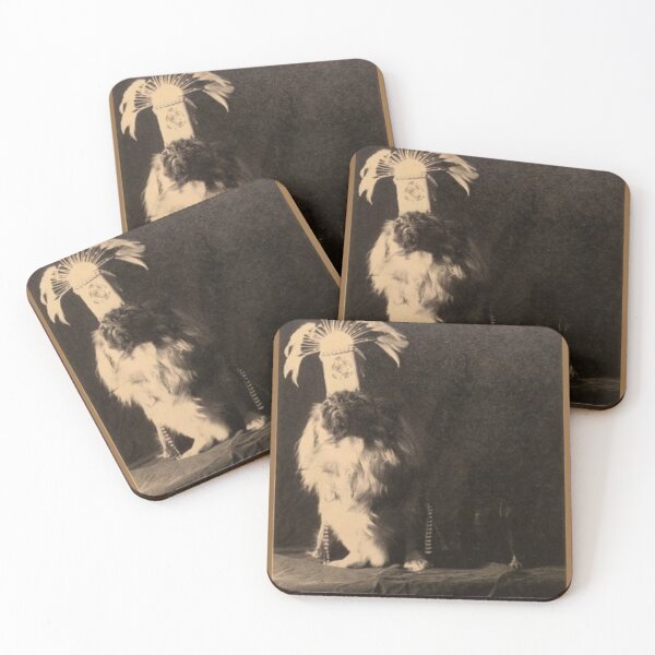 Item preview, The Pekingese Prince Of Tibet Sepia Photograph Design designed and sold by EarthArtDesigns.