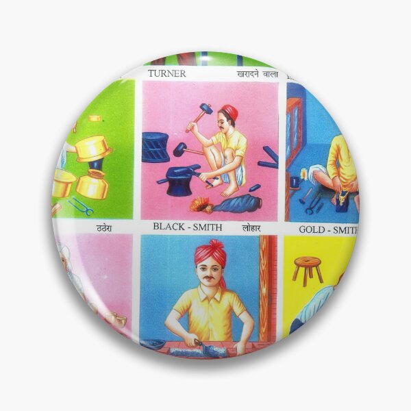 Item preview, Illustrated Chart From India - INDIAN HANDICRAFTS Rare Vintage High Quality designed and sold by VISIBLECREATION.