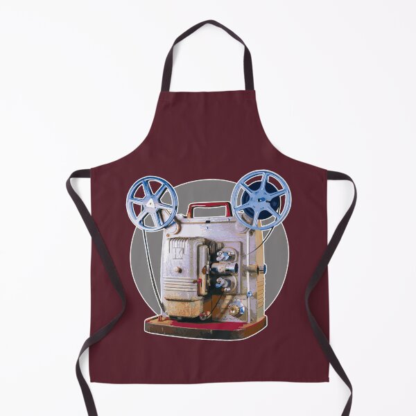 Item preview, Vintage 8MM Home Movie Cameras: Retro Keystone 8MM Home Movie Projector on Gray Circle designed and sold by GraffitiSoup.