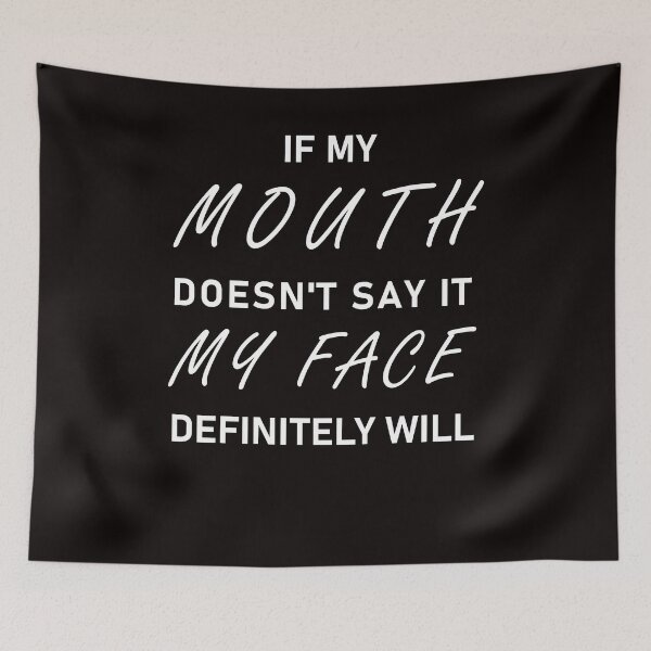 Item preview, Funny saying face mouth designed and sold by Imutobi.
