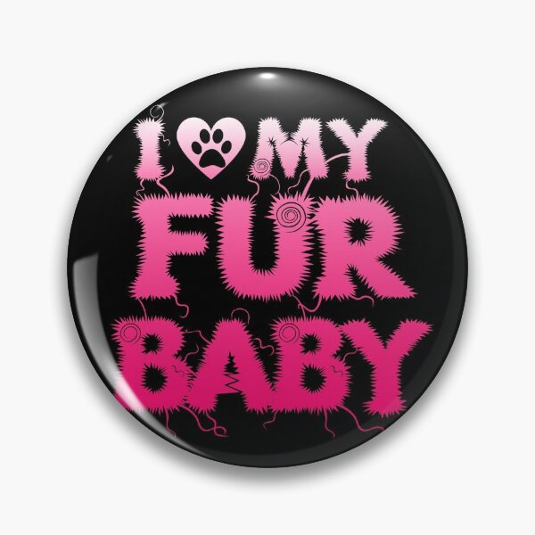 Item preview, I love my Fur Baby - Pink designed and sold by PomchiloveNlife.