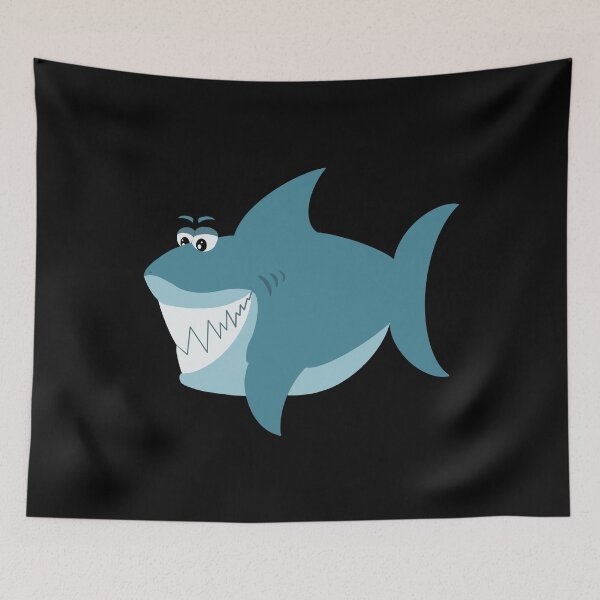 Item preview, Funny Great White Shark Ocean Animal Art designed and sold by RJ-Art.