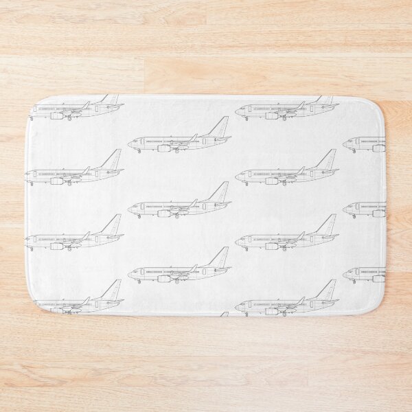 Item preview, Boeing 737-700 Black Outline designed and sold by Avi8orGear.