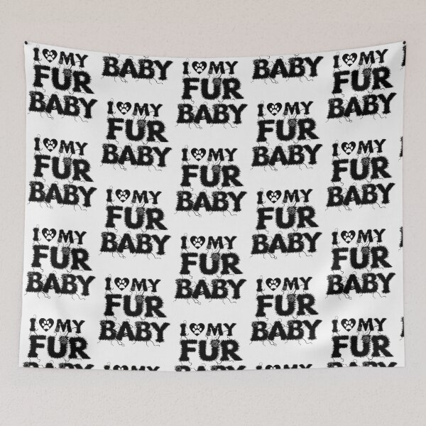 Item preview, Copy of I love my Fur Baby - Black designed and sold by PomchiloveNlife.
