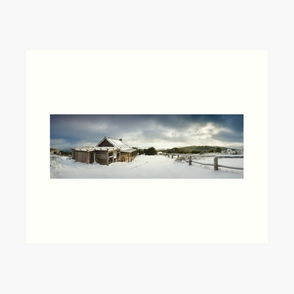 Item preview, Craigs Hut Winter Morning, Mt Stirling, Victoria, Australia designed and sold by Michael Boniwell.