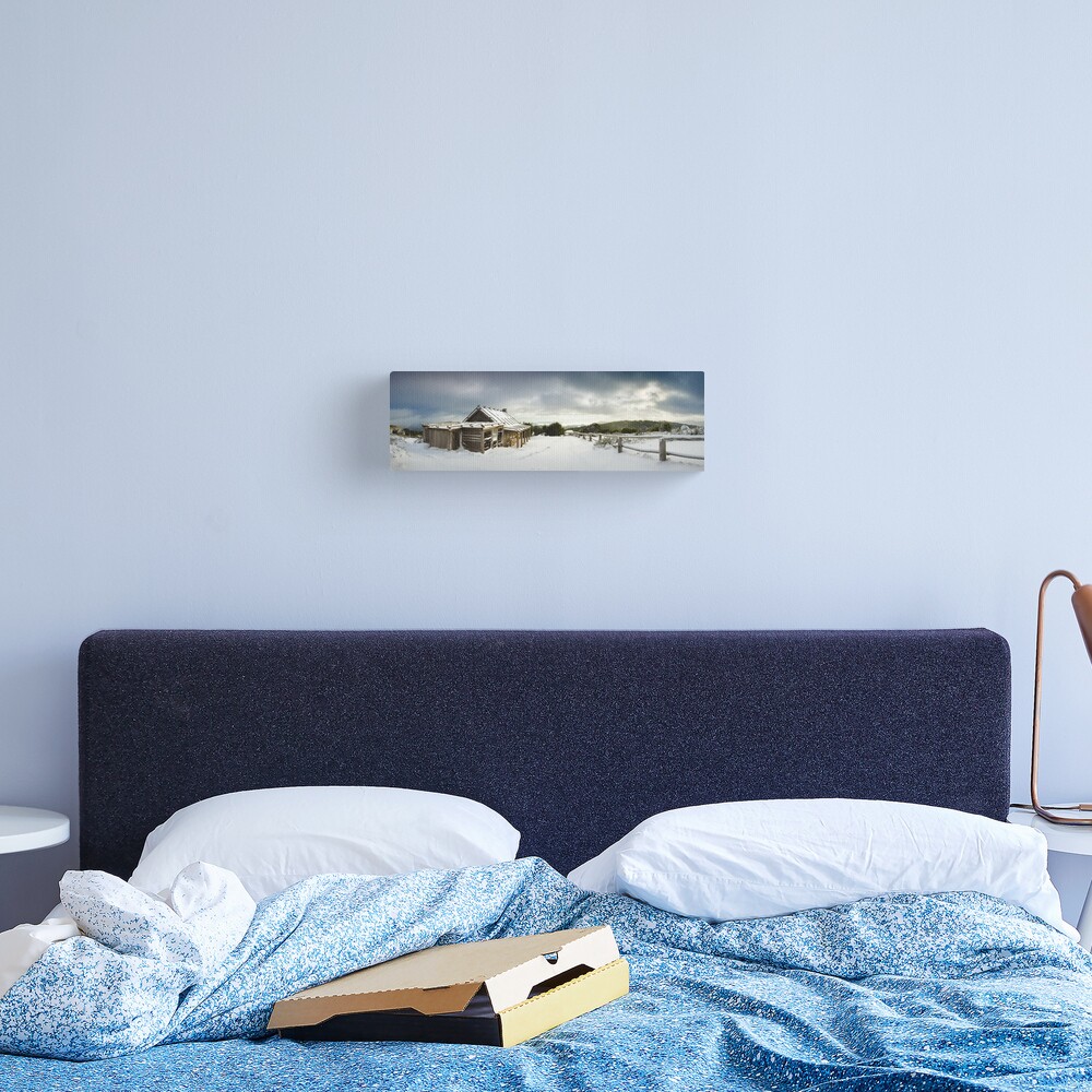 Craigs Hut Winter Morning, Mt Stirling, Victoria, Australia Canvas Print