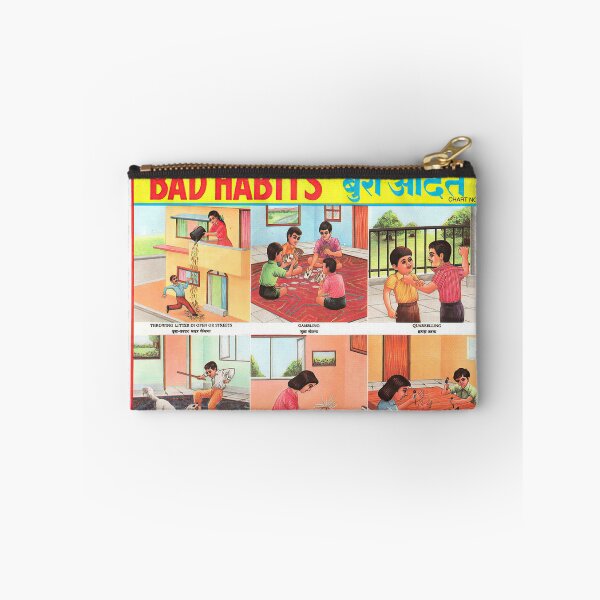 Item preview, Illustrated Chart From India - BAD HABITS Rare Vintage High Quality designed and sold by VISIBLECREATION.