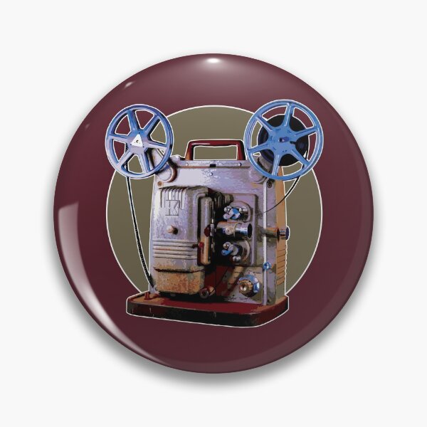 Item preview, Vintage 8MM Home Movie Cameras: Retro Keystone 8MM Home Movie Projector on Army Green Circle designed and sold by GraffitiSoup.