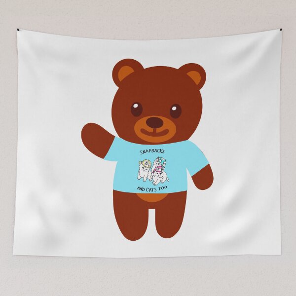 Item preview, Bear in a Cat Shirt designed and sold by ArcherAshleyArt.
