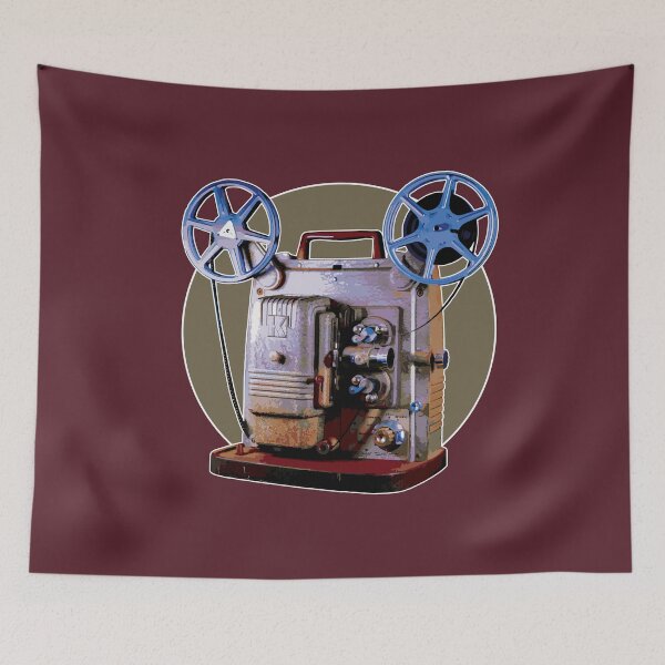 Item preview, Vintage 8MM Home Movie Cameras: Retro Keystone 8MM Home Movie Projector on Army Green Circle designed and sold by GraffitiSoup.