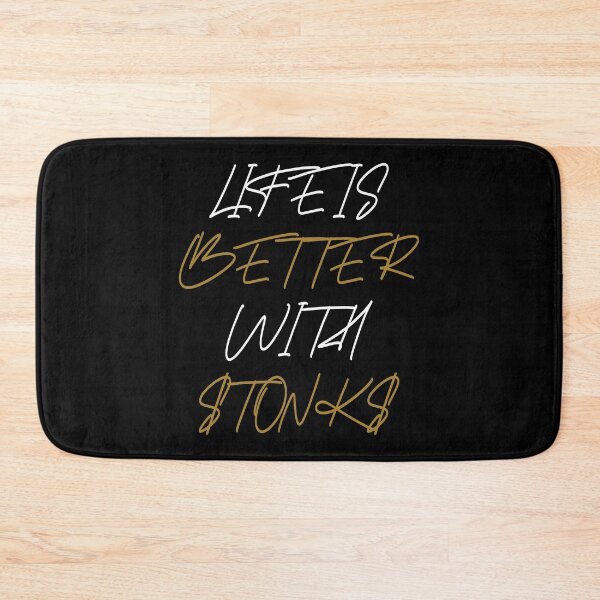 Item preview, La vida es mejor con Stonk Market Investor Day Trader Quote designed and sold by RJ-Art.