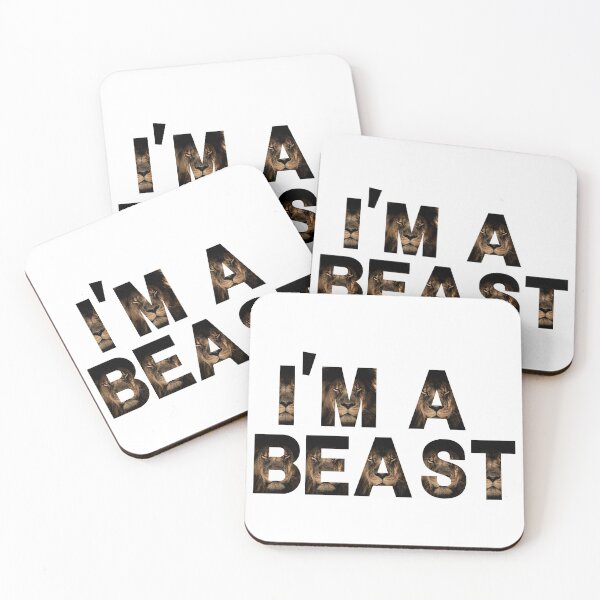 Item preview, I'm a beast | abs in progress | beast mode II designed and sold by ronaldsonou.