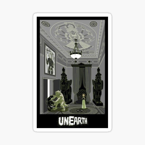 UNEARTH Alice in The Ladies Room Sticker