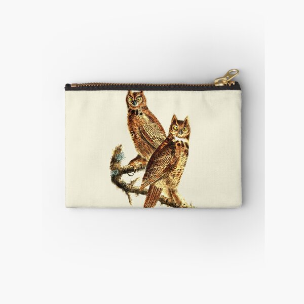 Item preview, Vintage Illustration Drawing Art - Great Horned Owl - Hoot Owl designed and sold by kmcs.