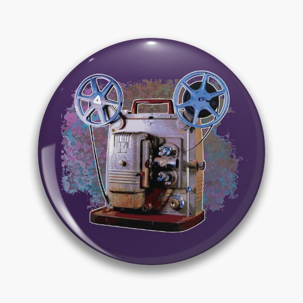 Item preview, Vintage 8MM Home Movie Cameras: Retro Keystone 8MM Home Movie Projector on Abstract Colors designed and sold by GraffitiSoup.