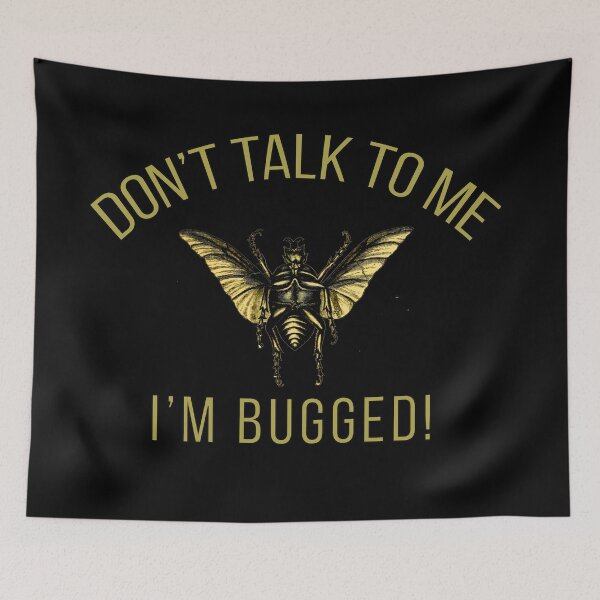 Item preview, Vintage Bug Flying Beetle Don't Talk I'm Bugged designed and sold by worldways.