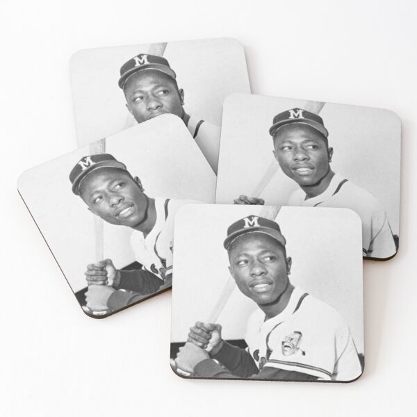 Item preview, "Hammerin' Hank" Aaron B&W photo designed and sold by gameshowfan2001.