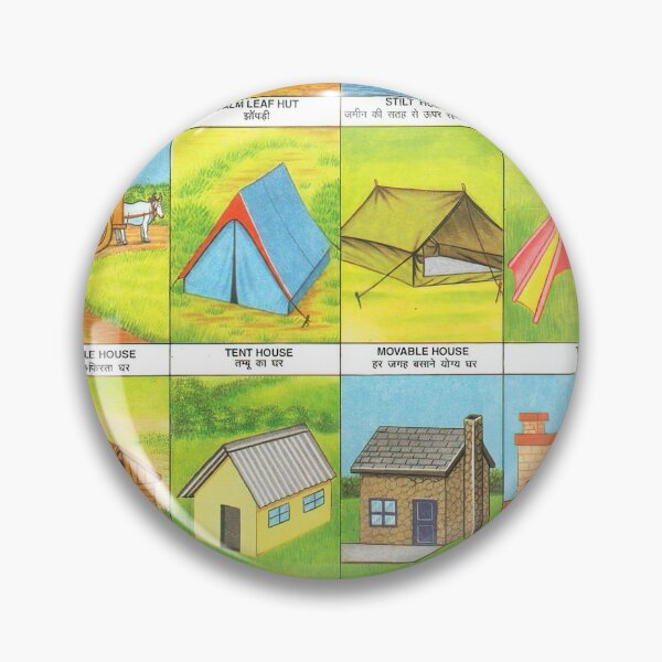 Item preview, Illustrated Chart From India - OUR HOUSES Rare Vintage High Quality designed and sold by VISIBLECREATION.