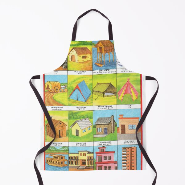 Item preview, Illustrated Chart From India - OUR HOUSES Rare Vintage High Quality designed and sold by VISIBLECREATION.