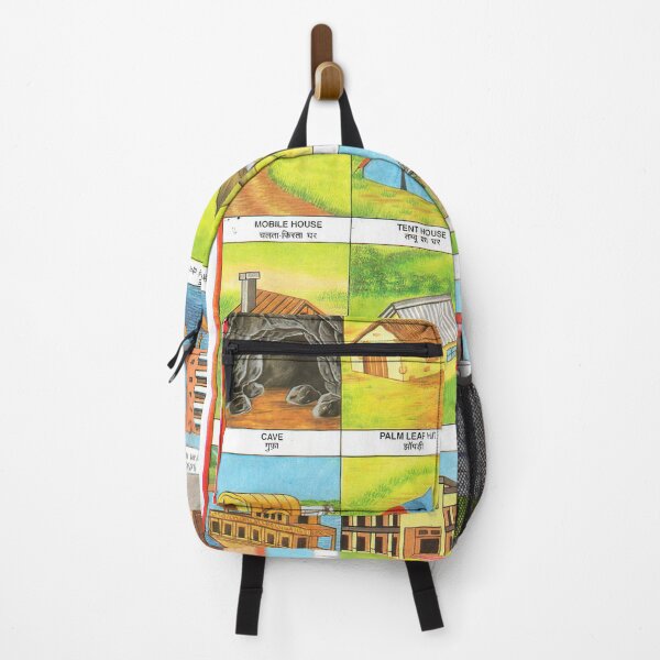 Item preview, Illustrated Chart From India - OUR HOUSES Rare Vintage High Quality designed and sold by VISIBLECREATION.