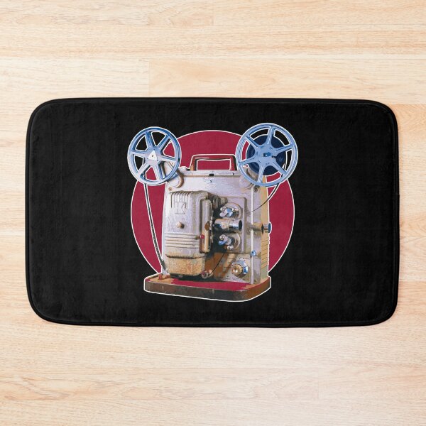 Item preview, Vintage 8MM Home Movie Cameras: Retro Keystone 8MM Home Movie Projector on Red Circle designed and sold by GraffitiSoup.