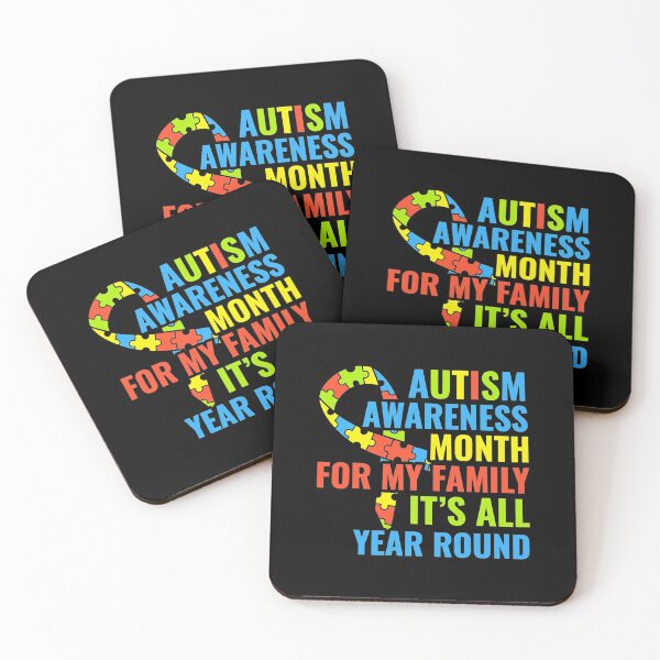 Item preview, Autism Awareness Month For My Family Novelty Pun designed and sold by JacquelineEl.