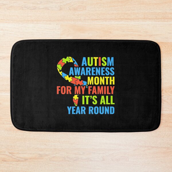 Item preview, Autism Awareness Month For My Family Novelty Pun designed and sold by JacquelineEl.