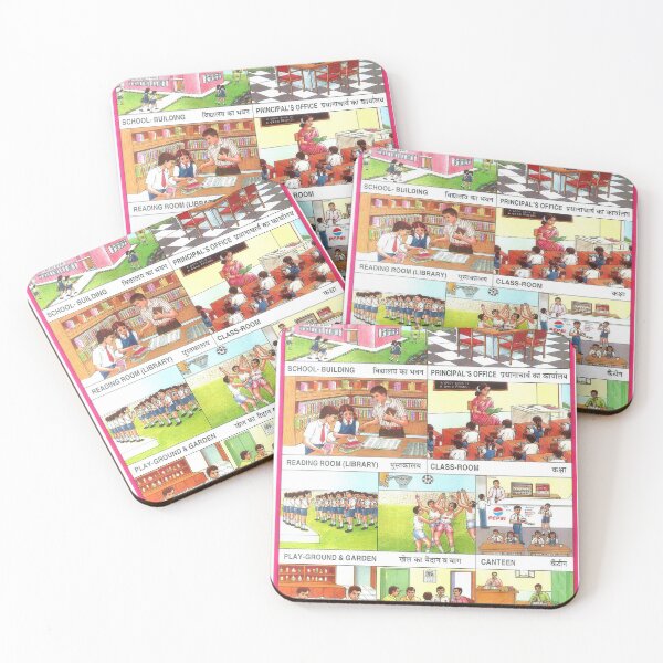 Item preview, Illustrated Chart From India - OUR SCHOOL Rare Vintage High Quality designed and sold by VISIBLECREATION.