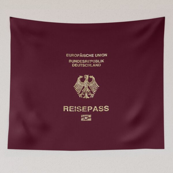 Item preview, German Passport Vintage designed and sold by Royal-Elite.