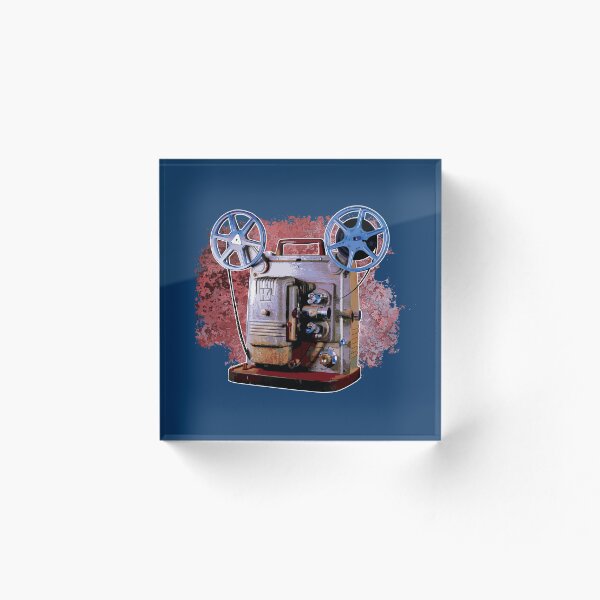 Item preview, Vintage 8MM Home Movie Cameras: Retro Keystone 8MM Home Movie Projector on Abstract Reds designed and sold by GraffitiSoup.