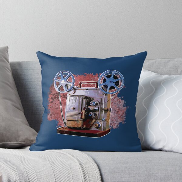 Item preview, Vintage 8MM Home Movie Cameras: Retro Keystone 8MM Home Movie Projector on Abstract Reds designed and sold by GraffitiSoup.