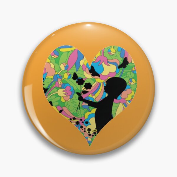Aperçu de l'œuvre Hippie Loveheart avec enfant créée et vendue par BuggingOut.