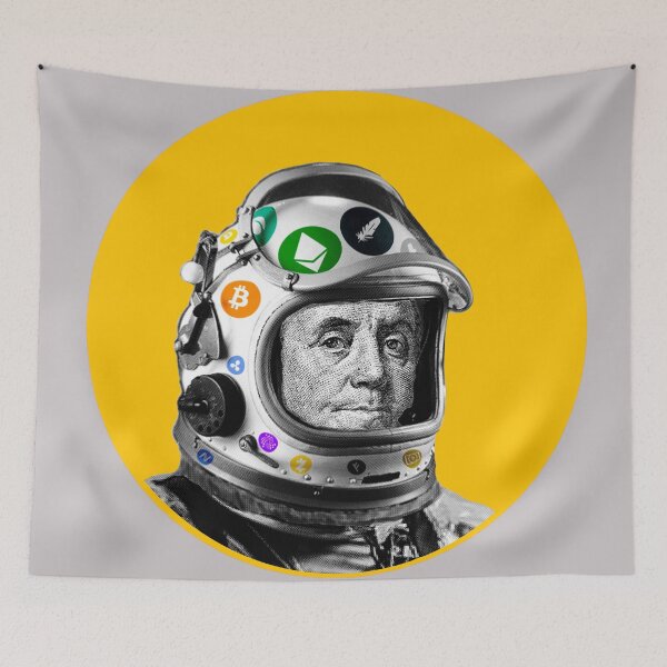 Item preview, Crypto Benjamin | Cyber Space Astronaut Miner  designed and sold by spinolator.