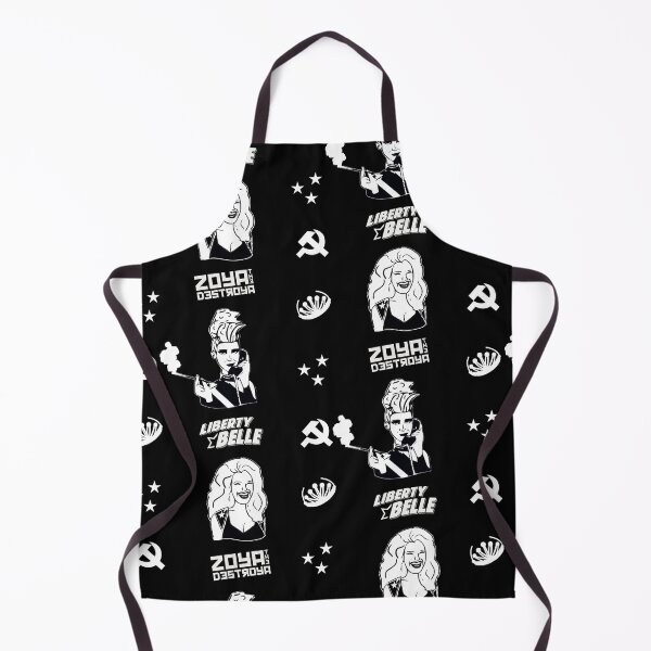 Item preview, LIBERTY BELLE & ZOYA THE DESTROYA repeating pattern designed and sold by CBAmerch.