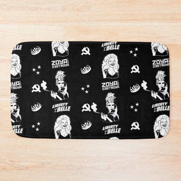 Item preview, LIBERTY BELLE & ZOYA THE DESTROYA repeating pattern designed and sold by CBAmerch.