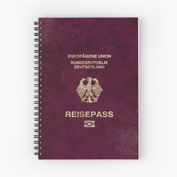Item preview, German Passport Vintage designed and sold by Royal-Elite.