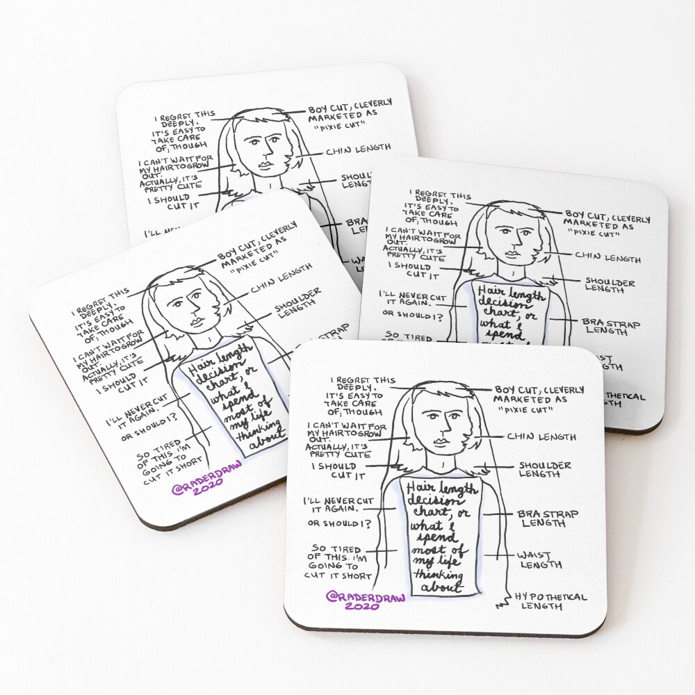 Item preview, Coasters (Set of 4) designed and sold by RaderDraw.