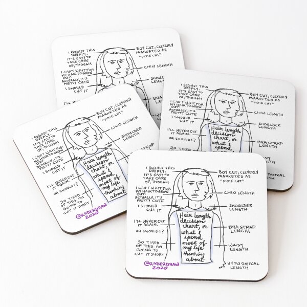 Item preview, Hair length decision making designed and sold by RaderDraw.