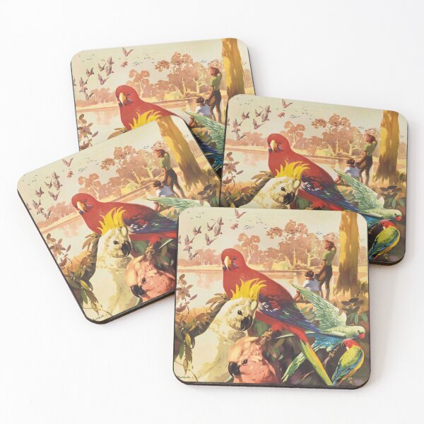 Item preview, Australian Parrots - James Northfield - 1935 designed and sold by CJET.
