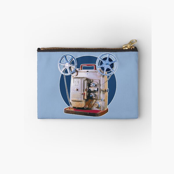 Item preview, Vintage 8MM Home Movie Cameras: Retro Keystone 8MM Home Movie Projector on Blue Circle designed and sold by GraffitiSoup.