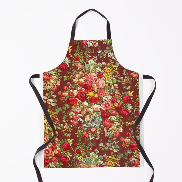 Item preview, Classic Burgundy Wine Vintage Floral Chintz Design designed and sold by kmcs.