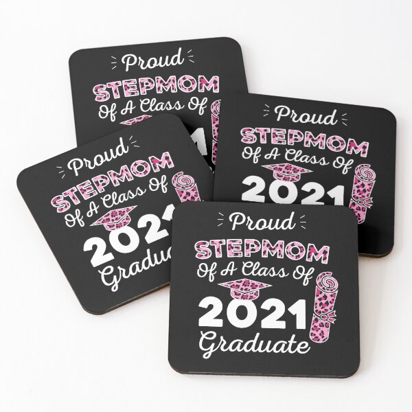 Item preview, proud stepmom of a class of 2021 graduate, funny senior 2021 gift, college graduation gift ideas for her, high school graduation gift ideas for him designed and sold by PRINTED ..