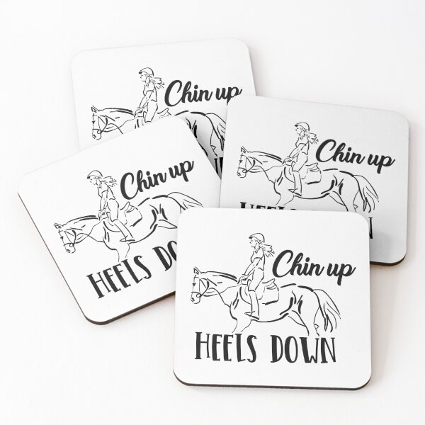 Item preview, Chin up, heels down, horse riding designed and sold by SasKloset.