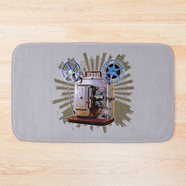 Item preview, Vintage 8MM Home Movie Cameras: Retro Keystone 8MM Home Movie Projector on Brown Pop Splash designed and sold by GraffitiSoup.