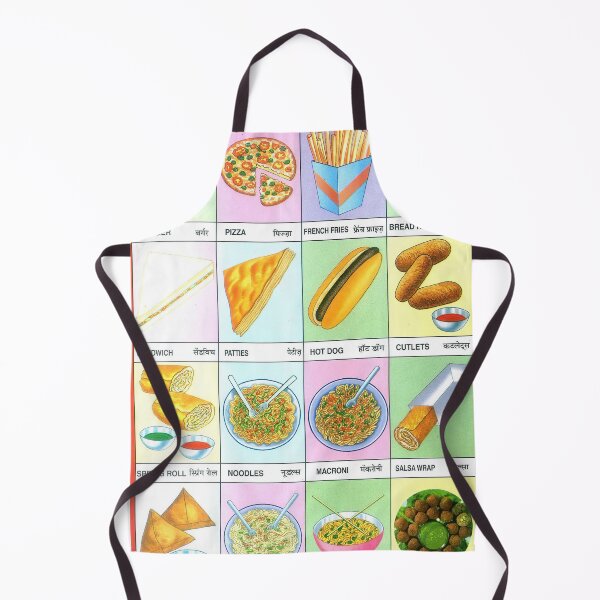 Item preview, Illustrated Chart From India - FAST FOOD Rare Vintage High Quality designed and sold by VISIBLECREATION.